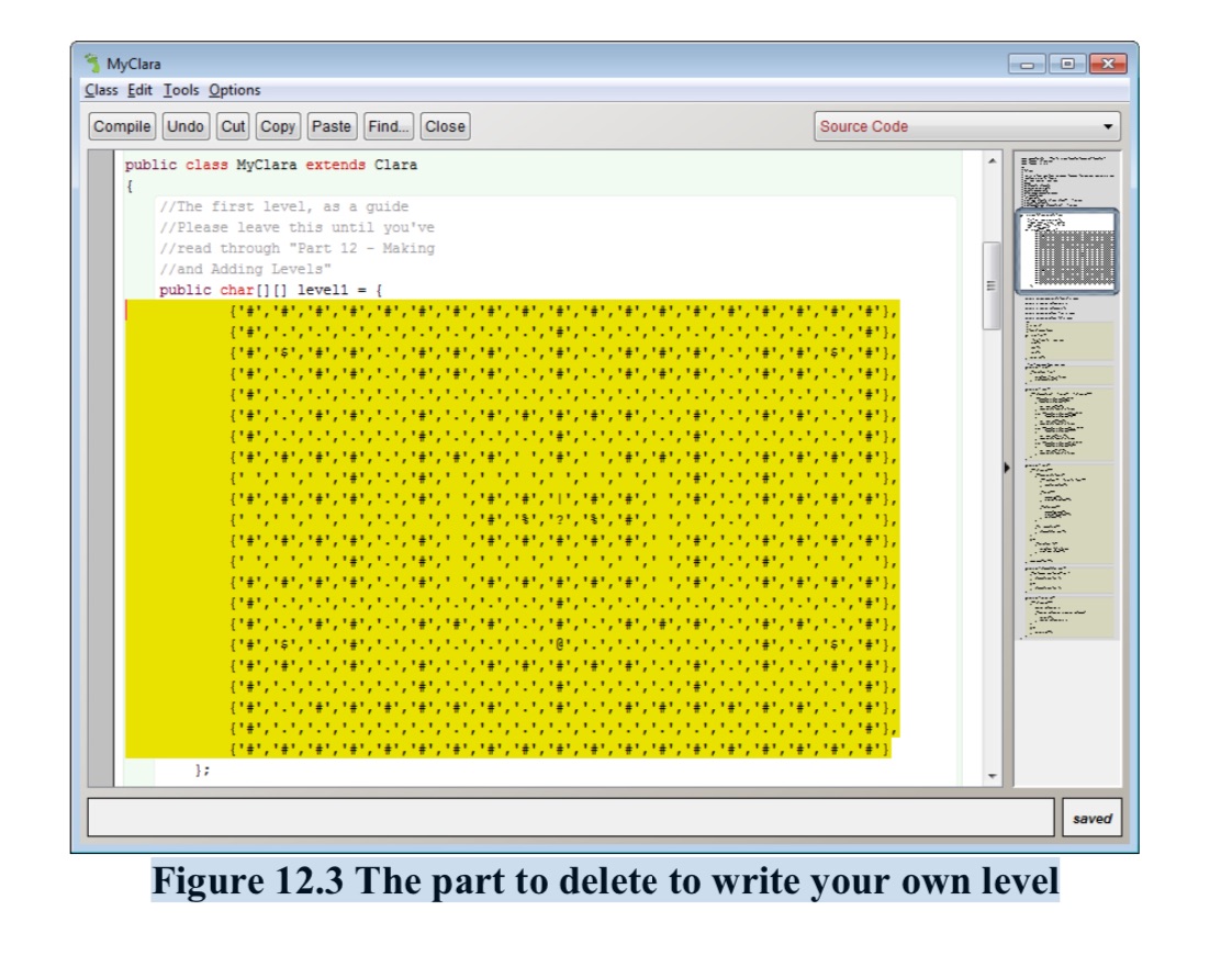 Code using Clara's vocabulary ? \fMyClara Class