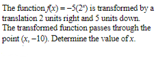 1. In the equation y = b', 6  style=