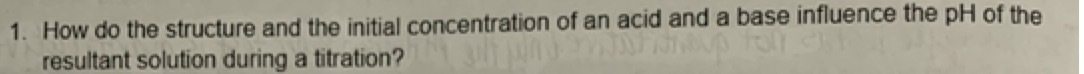 1. How do the structure and the initial