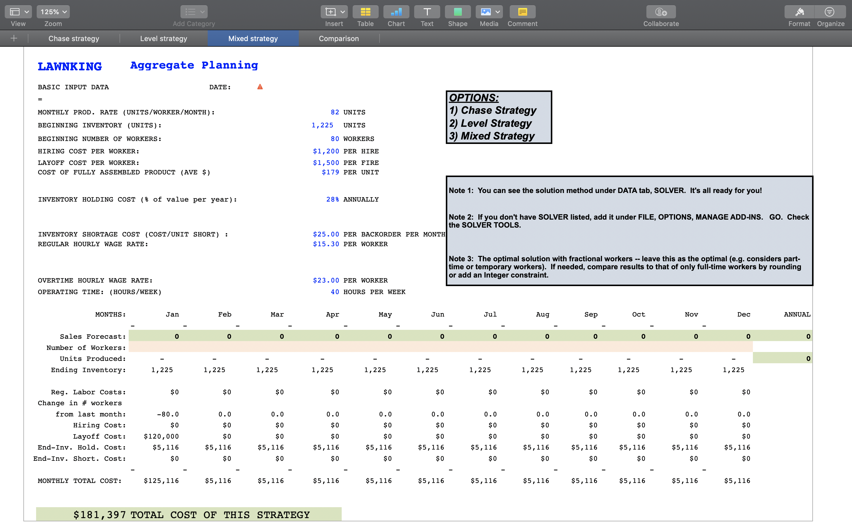 125% T Format Organize Zoom Table Chart Shape