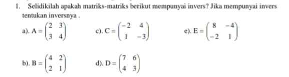 Permisi saya minta tolong untuk penyelesaian,