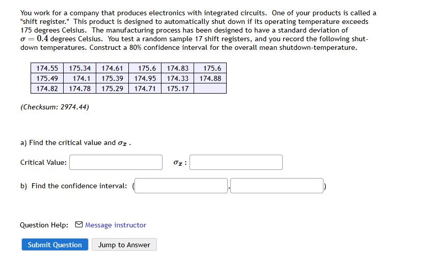 You work for a company that produces electronics