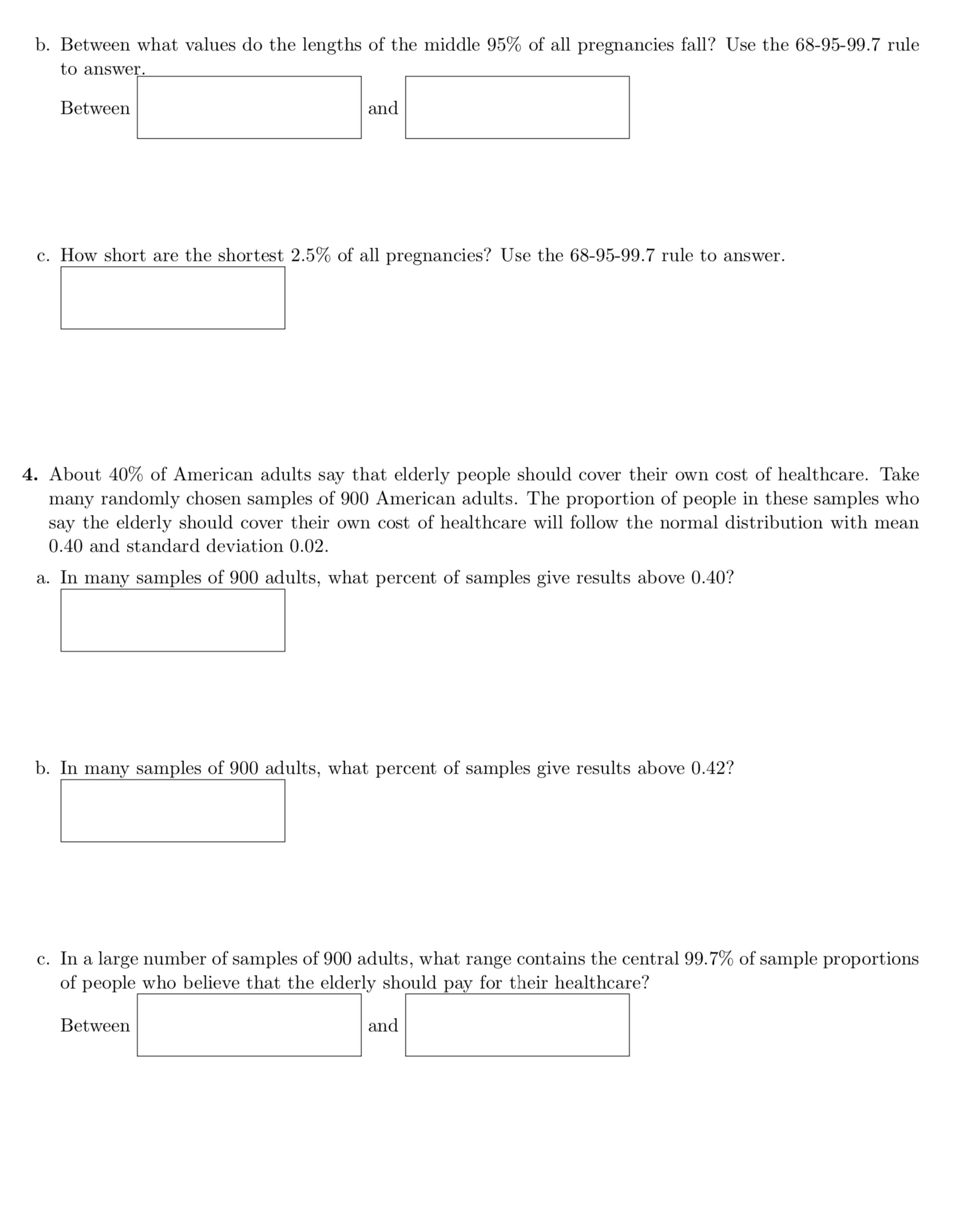 1. A magazine article on a poll concerned with