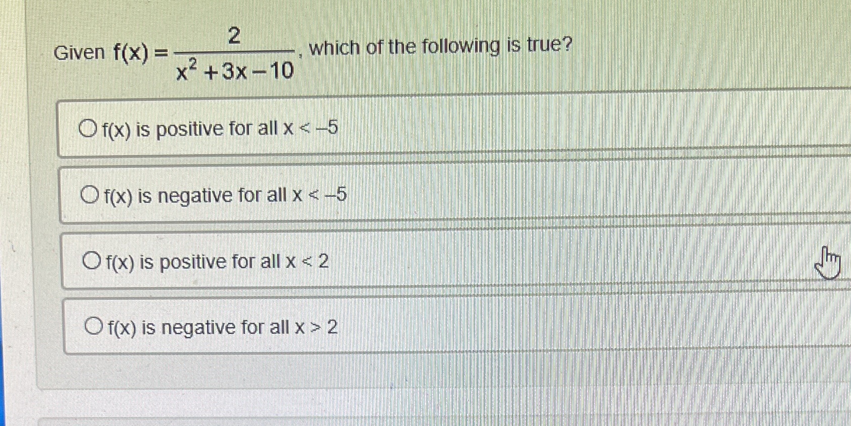 Does anyone know this? Thanks 2 Given f(X) =