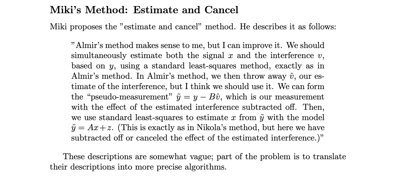 3 Problem 3 This problem concerns three proposed