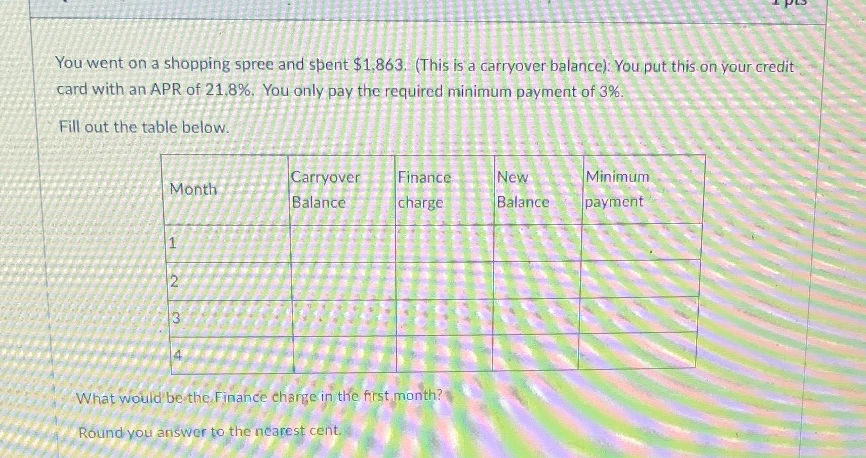 Please hurry ! You went on a shopping spree and