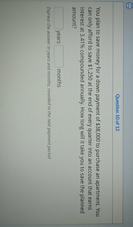 please show formula and clear solutions. Question