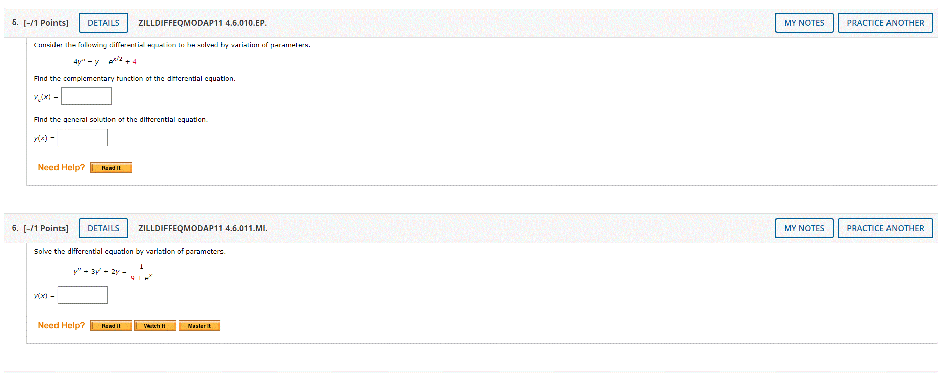 the subject for this work is differential