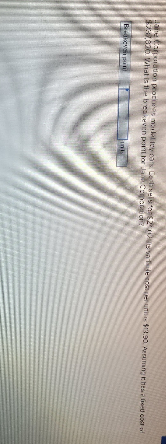 can't figure this stuff out Jane Corporation