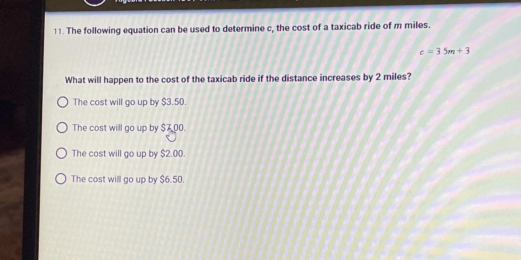 11. The following equation can be used to