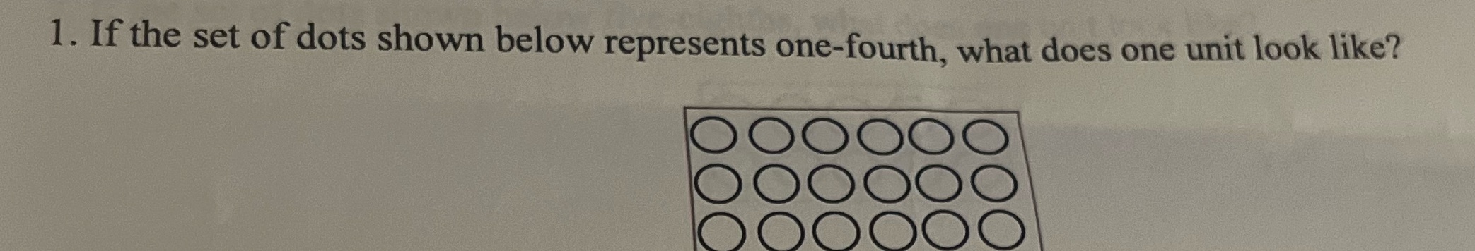 Help please 1. If the set of dots shown below