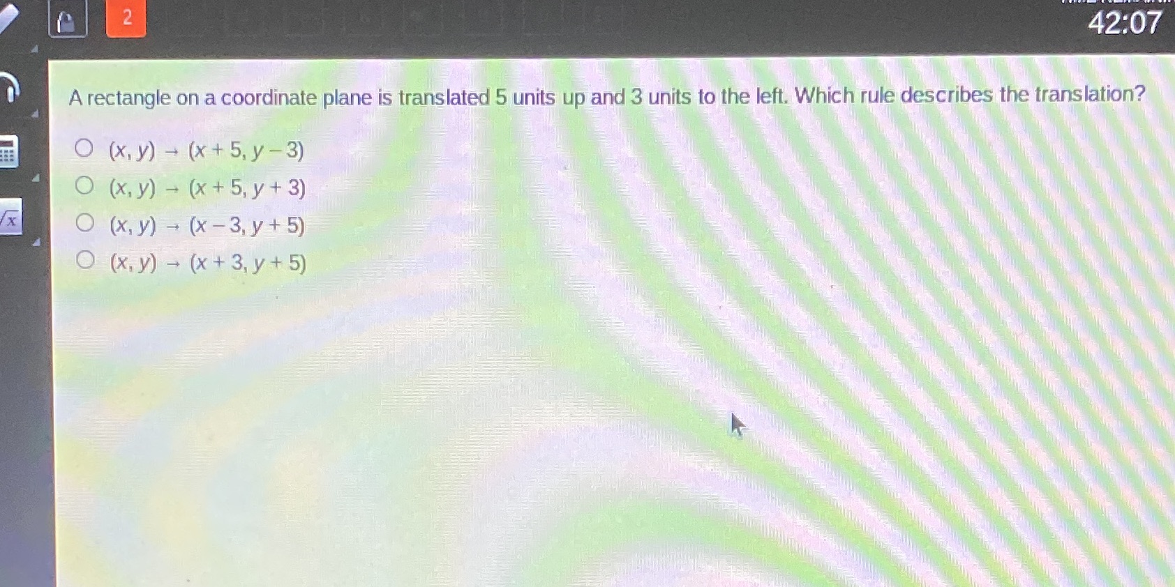 42:07 A rectangle on a coordinate plane is