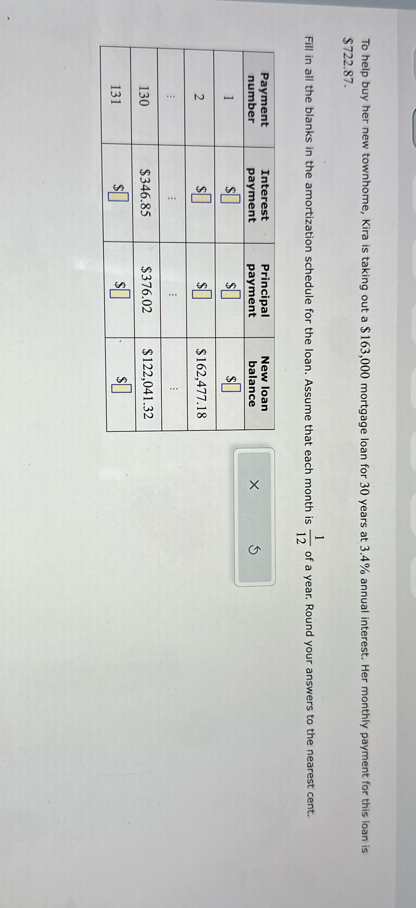 Finance practice 3 To help buy her new townhome,