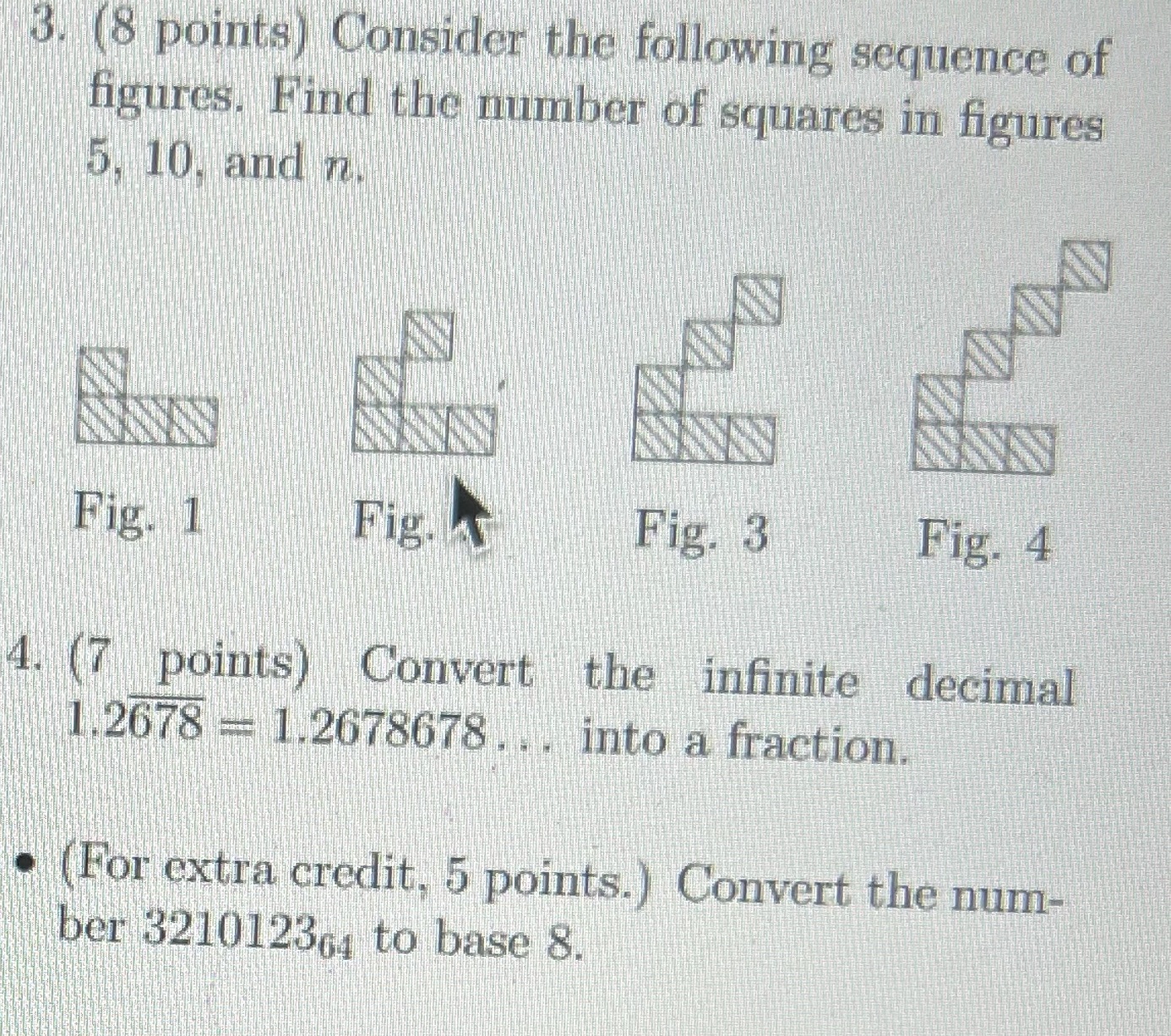 Please answer within 10 mins 3. (8 points)