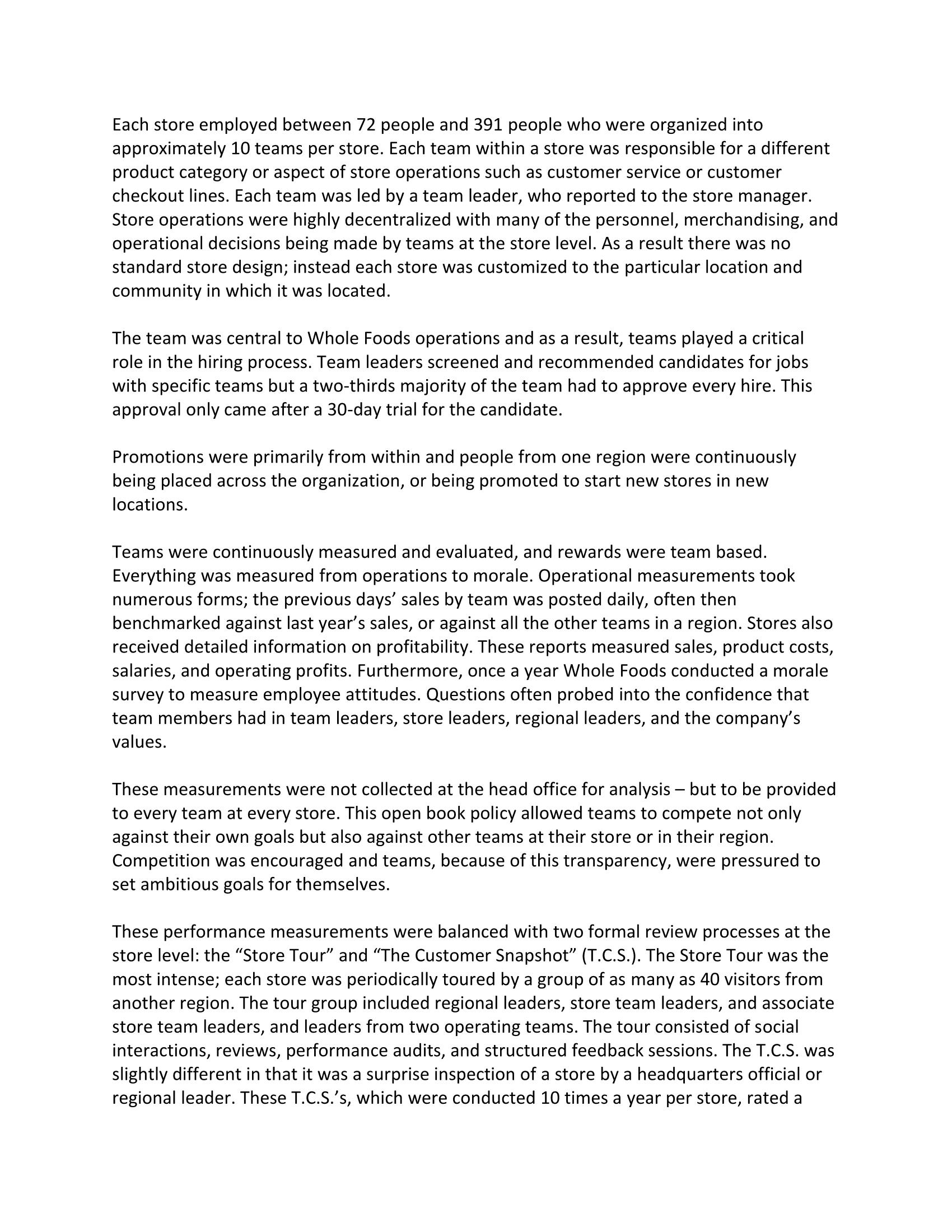 Competitive Analysis Competitive advantages can