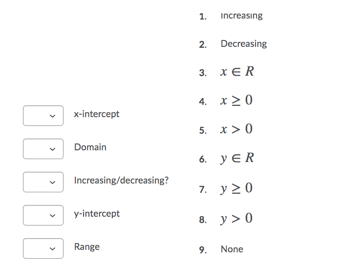 Question 1 [5 points] For the logarithmic