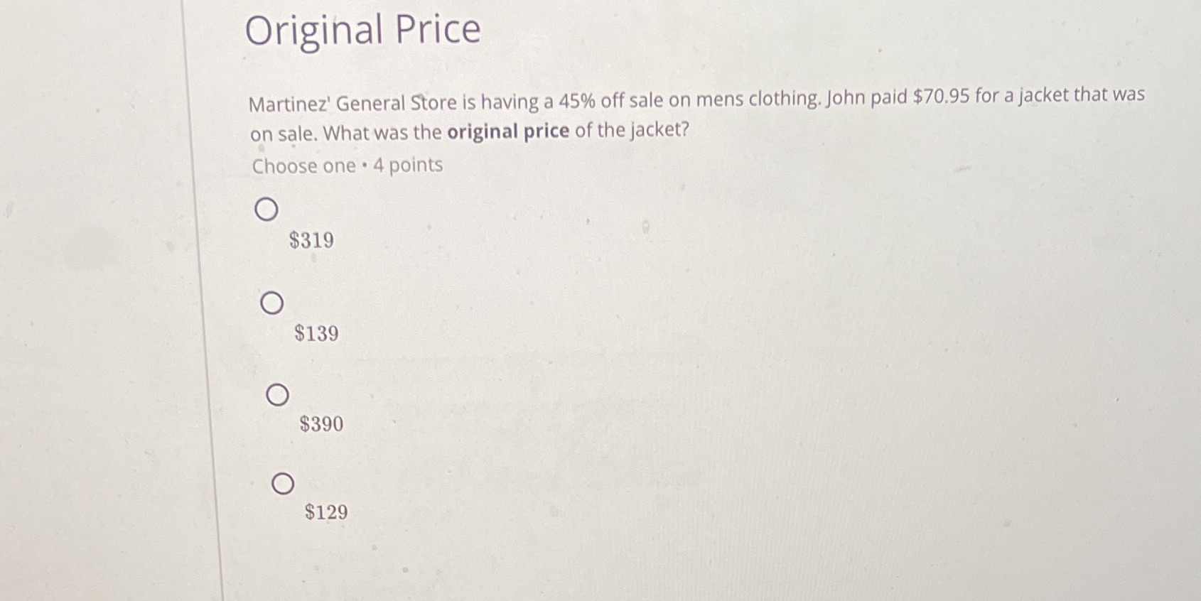 Original Price Martinez' General Store is