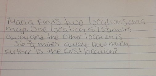 help me please Maria Finds Jog locations ona map.