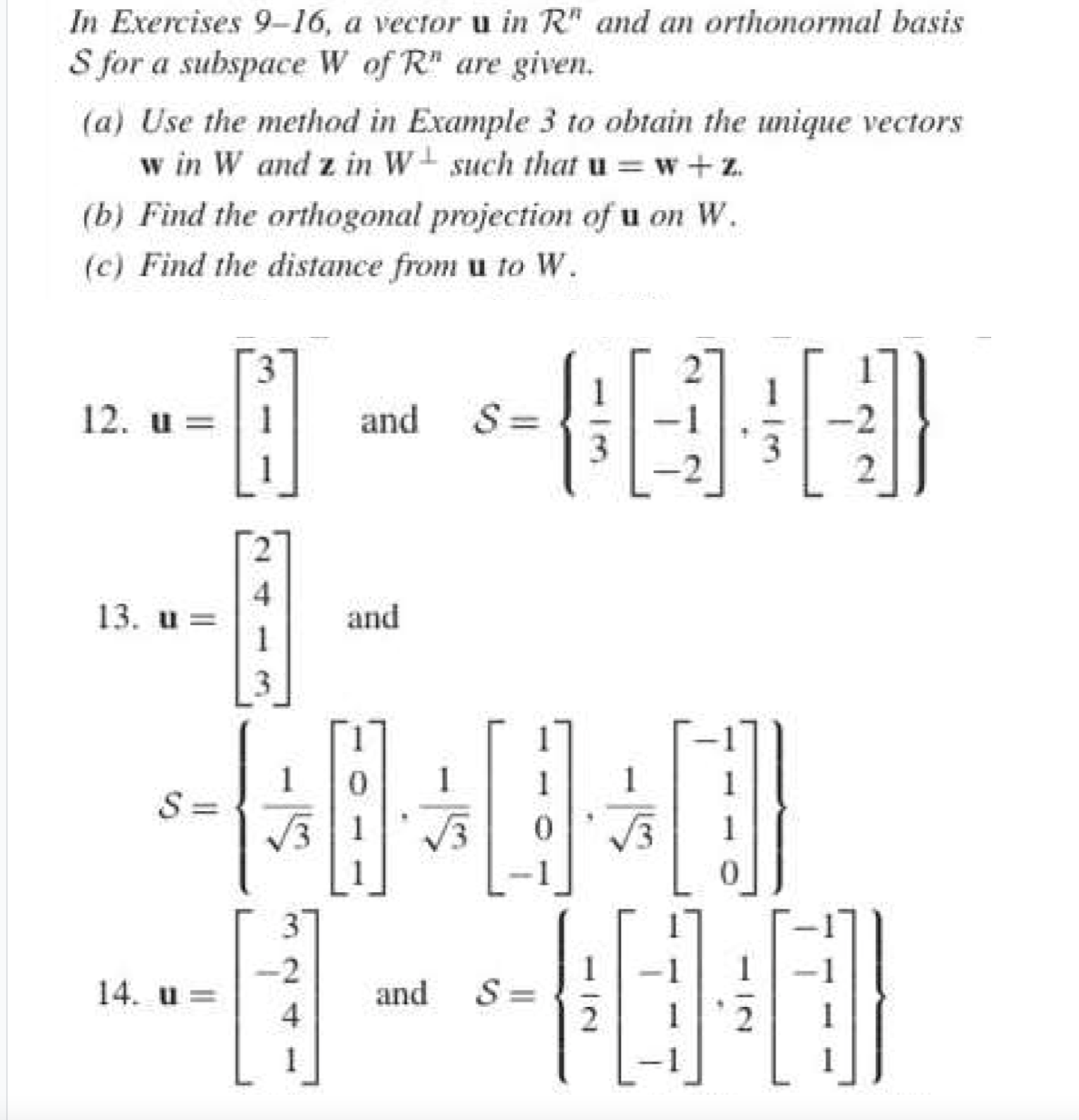 Hence Uw preserves vector addition. Similarly, Uw