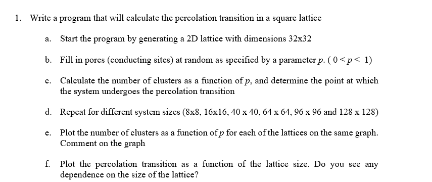 l . 1Write a program that will calculate the