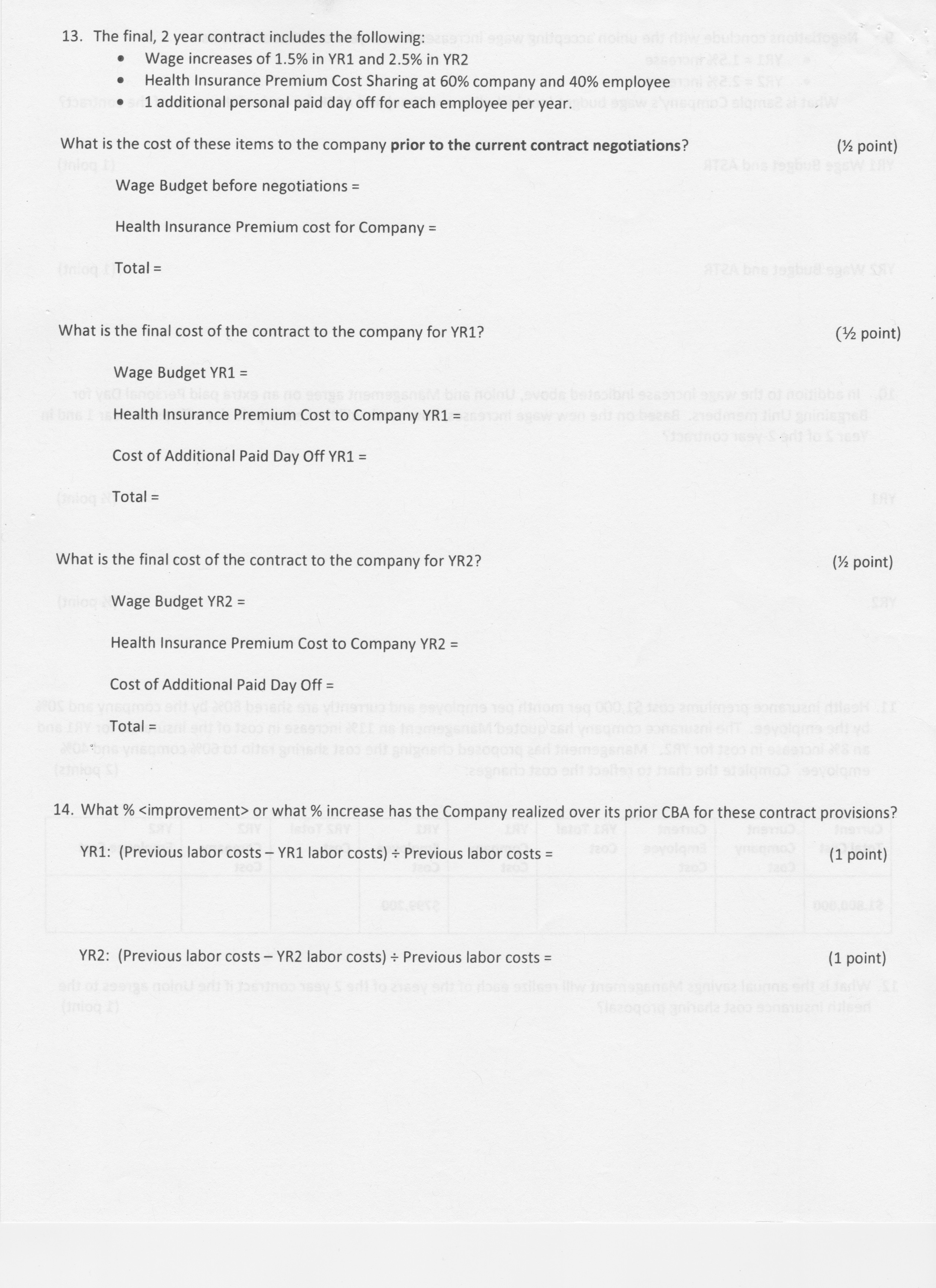 Cost Analysis Assignment 'Name: Costing