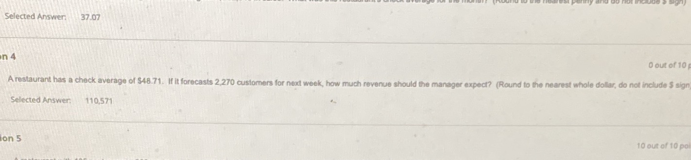 Hospitality 171 The answer is not 110,571.00