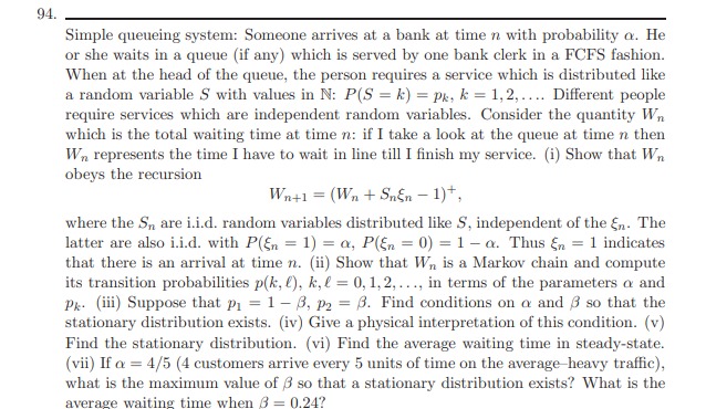 Consider a random walk on a star-graph that has