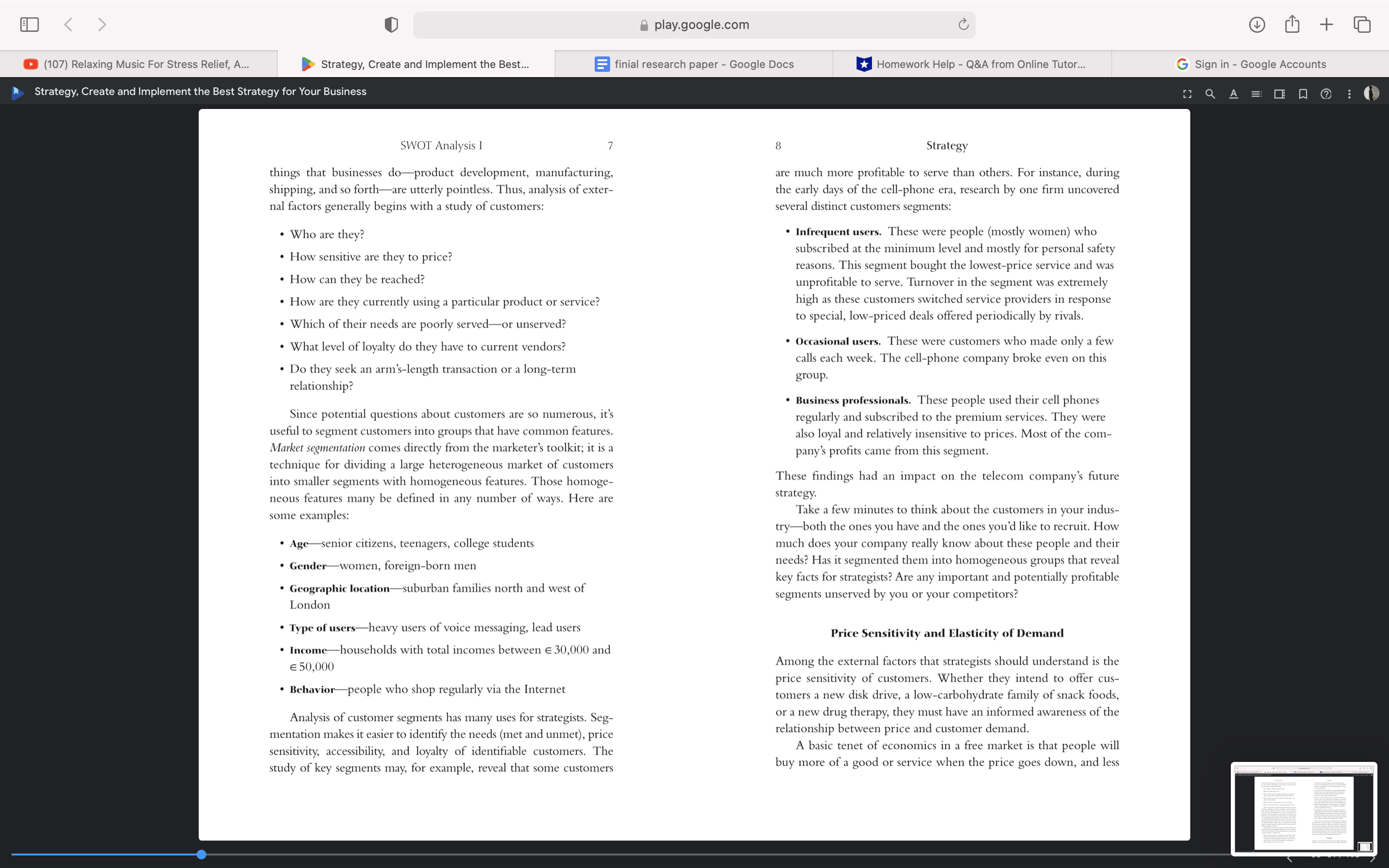 Reed these three chapters. Chapter 1, 8, and 9.