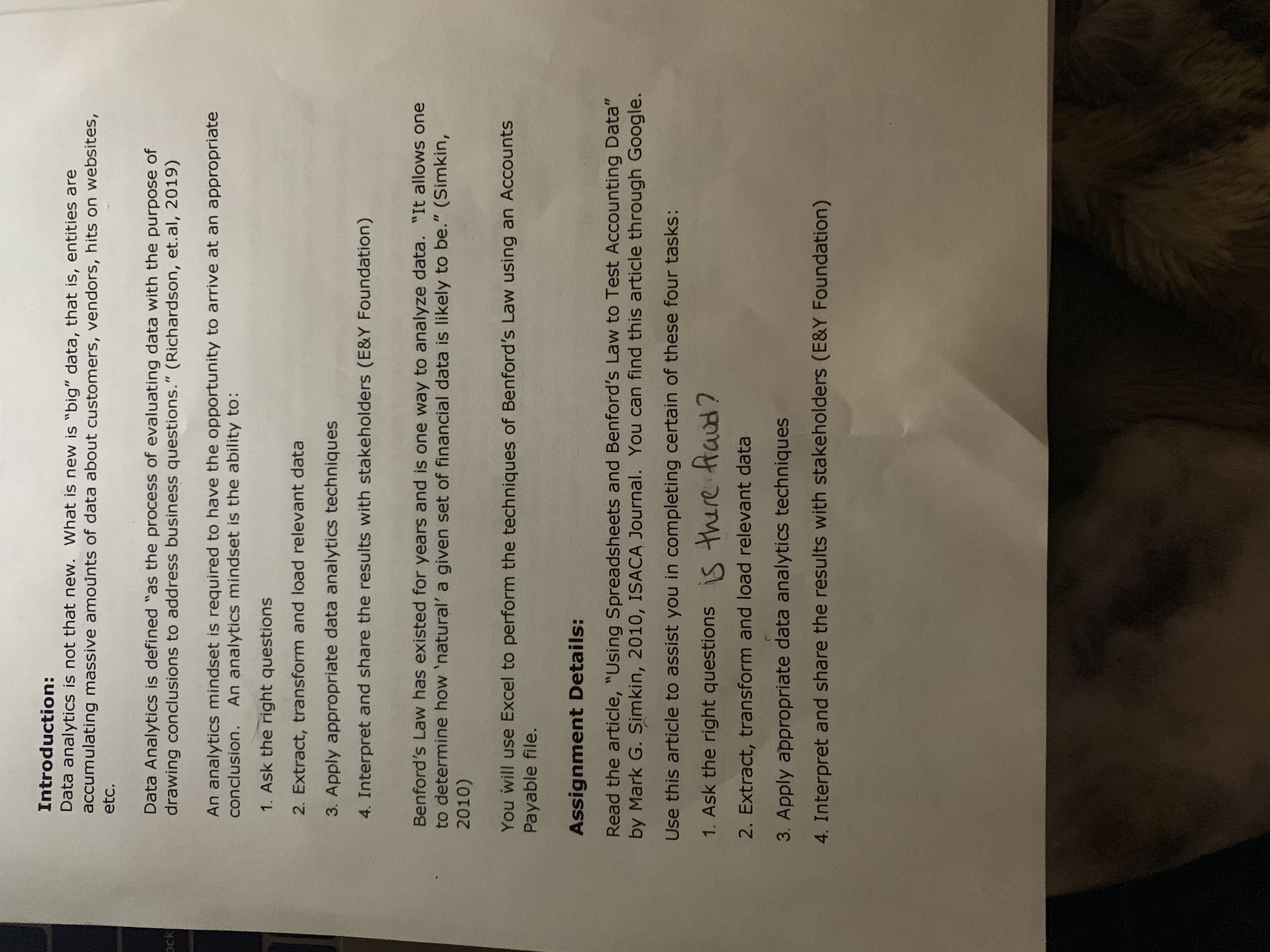 Introduction : Data analytics is not that new .