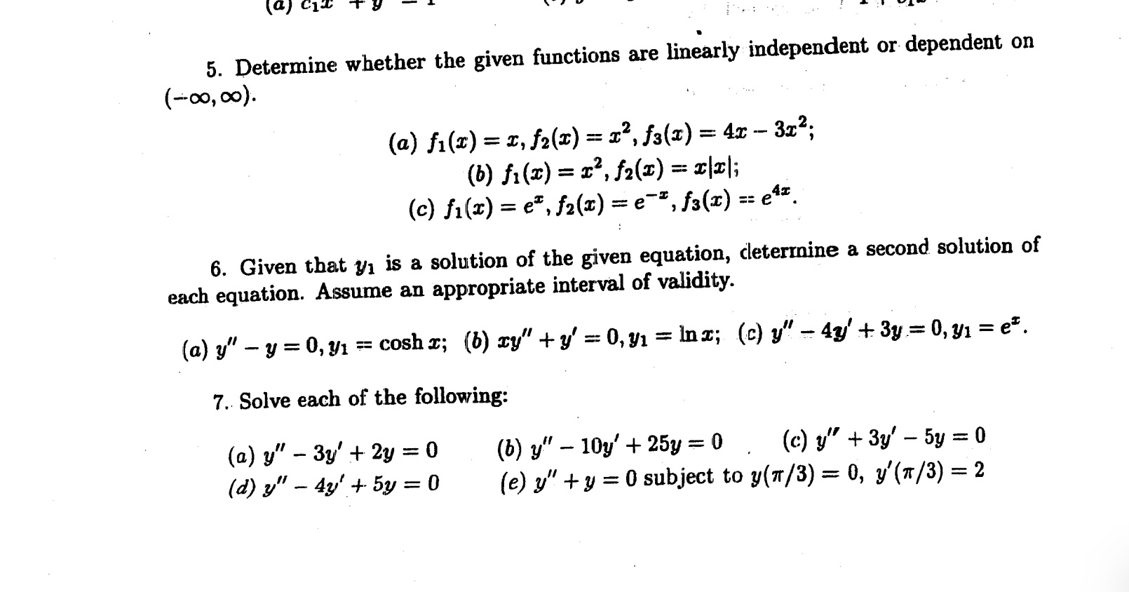 Please give very thorough explanations for all