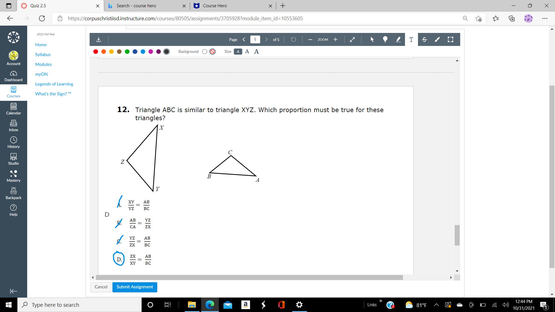 X Quiz 2.5 X Search - course hero * *Course Hero