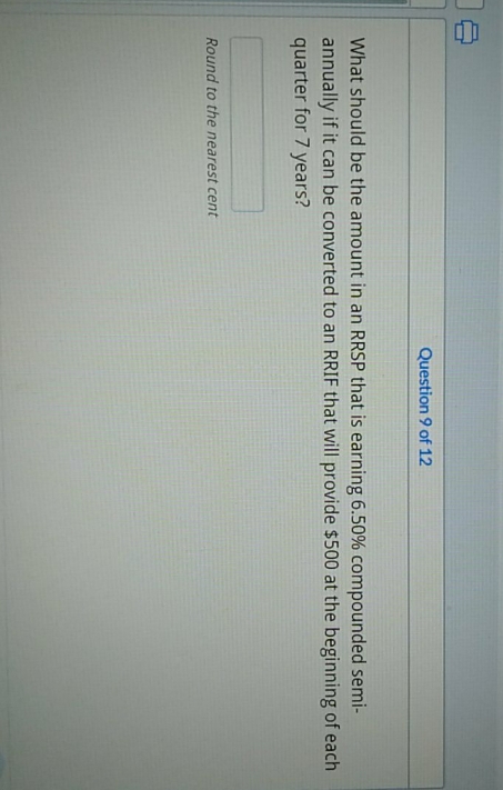 please show formula and clear solutions. round