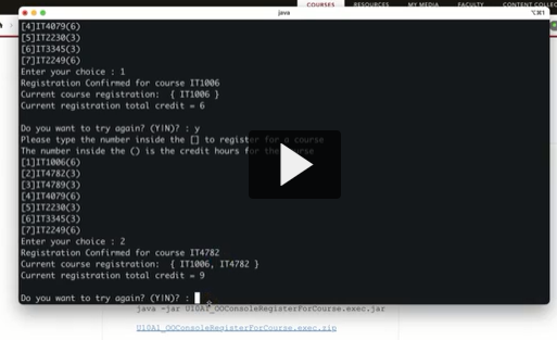Complete the Programming of an Object-Oriented