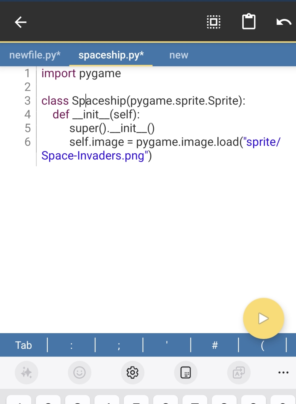 can you tell me what this error is please?import