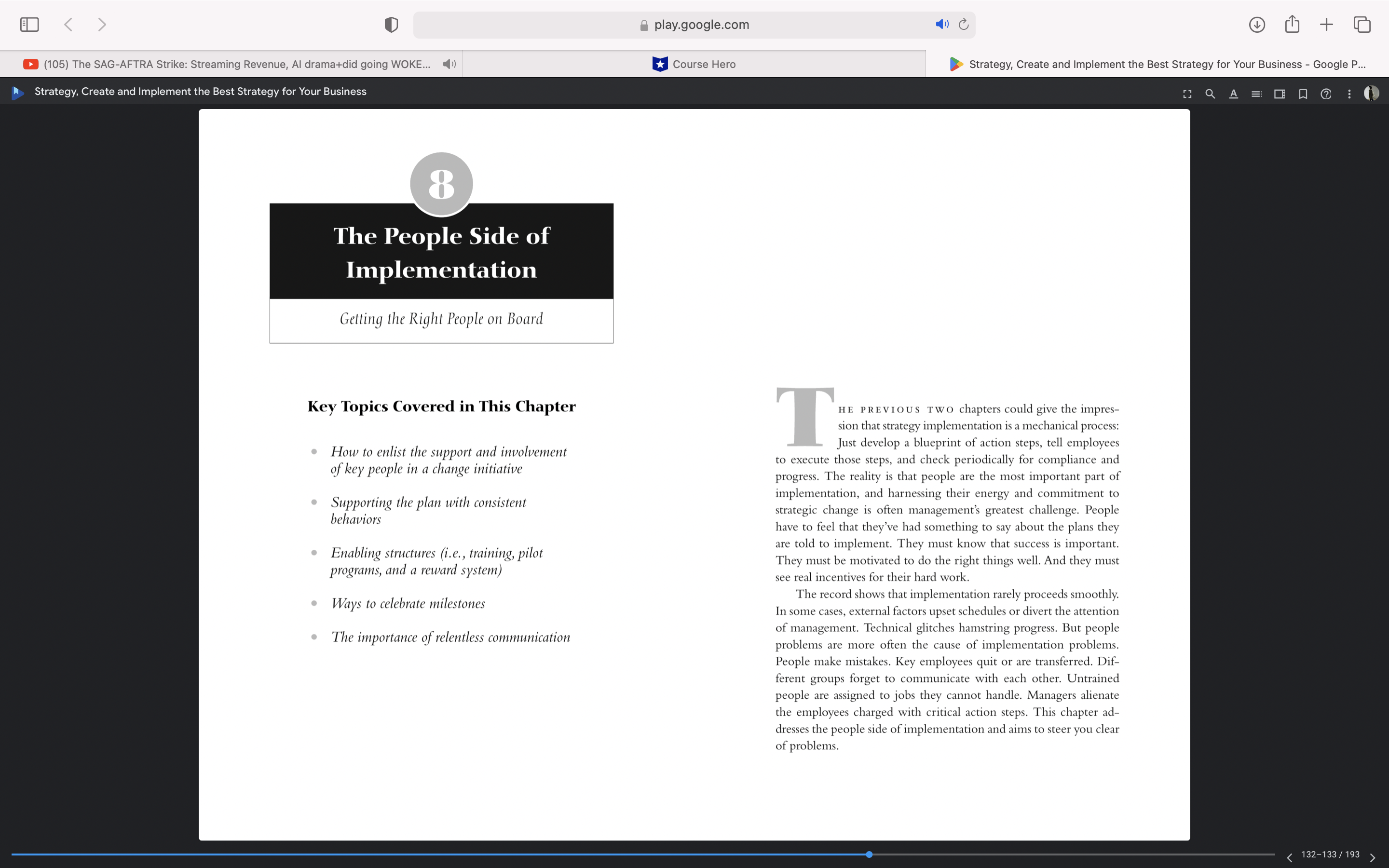 play.google.com C + (105) The SAG-AFTRA Strike: