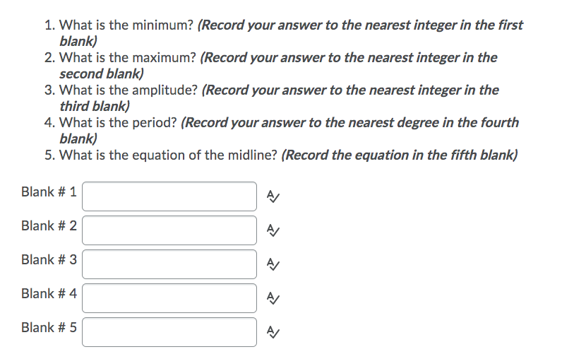 Question 1 [5 points) Given the following graph,