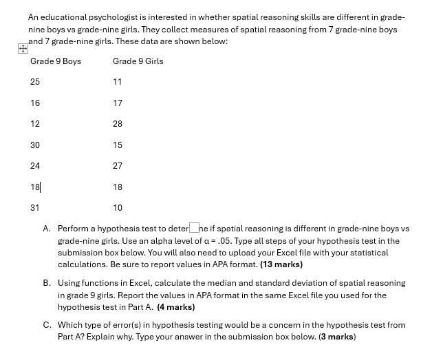 [ An educational psychologist is interested in
