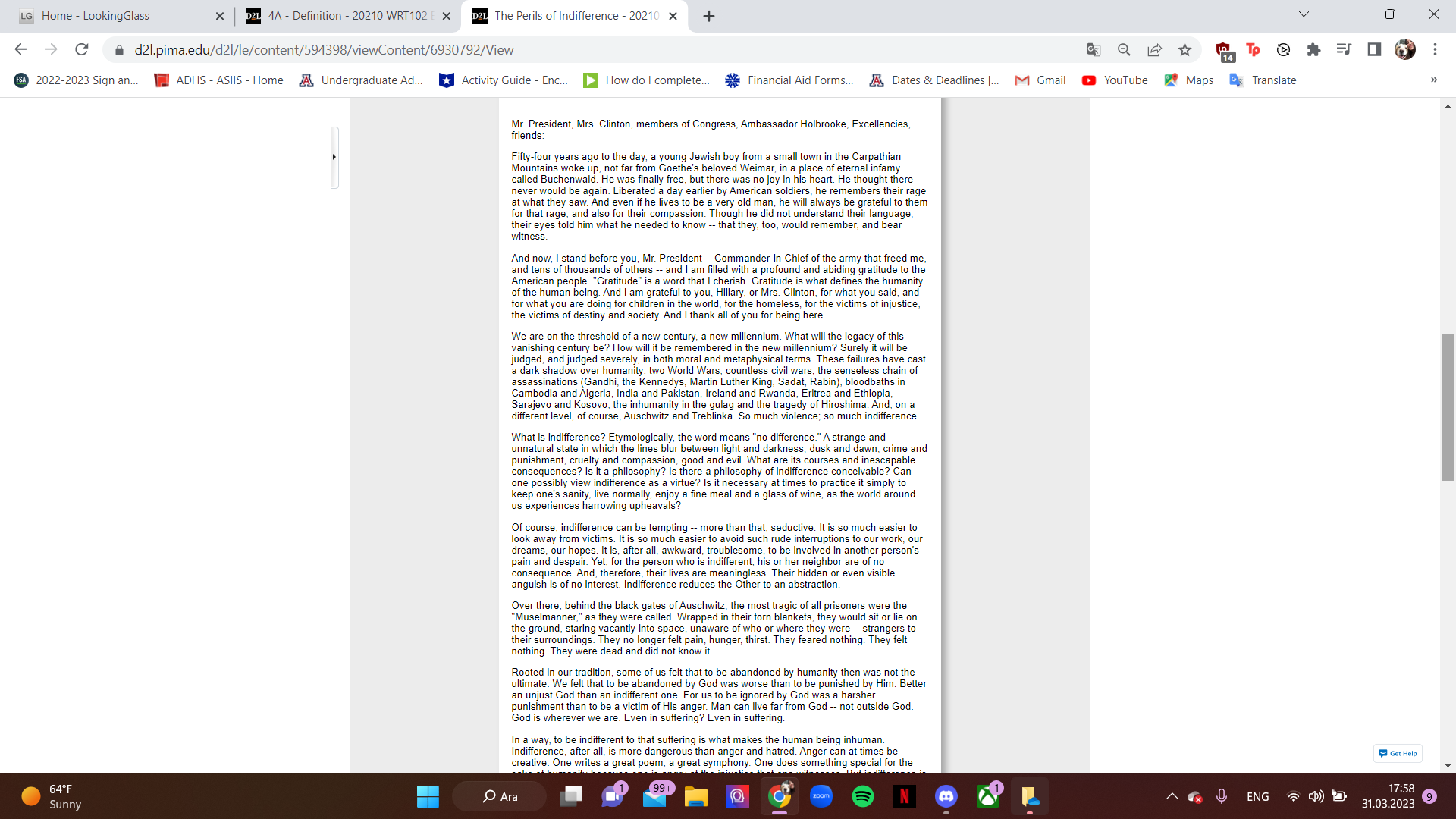 Can somebody help me with this discussion,