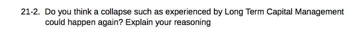 21 - 2 . Do you think a collapse such as
