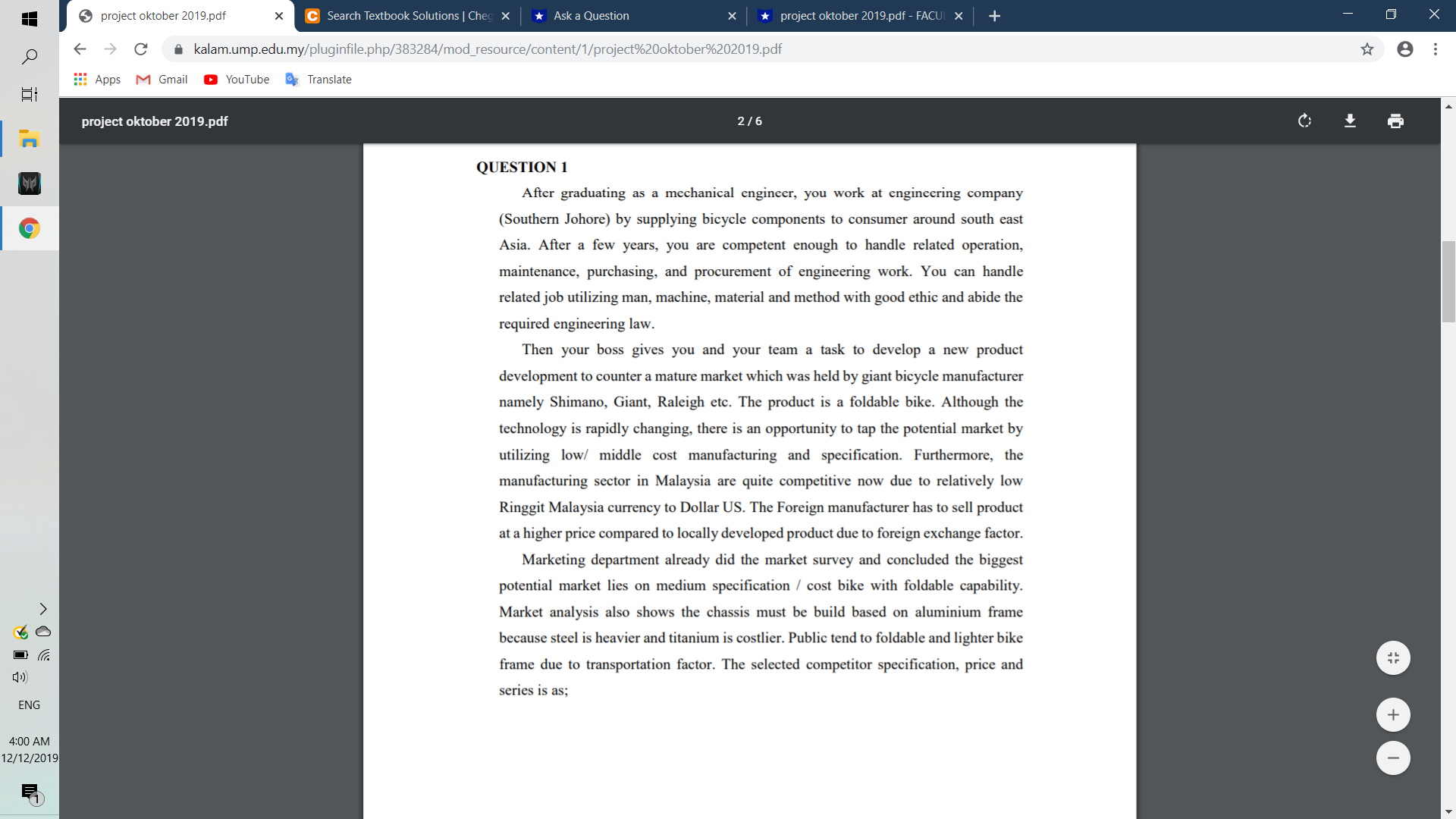 answer this question: a: [e prujectoktoberzolgpdf