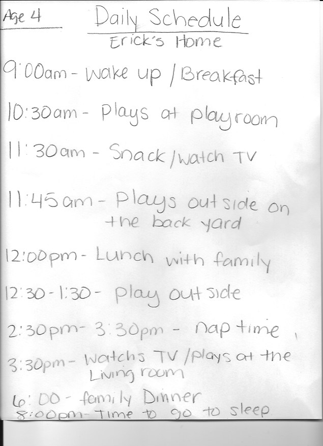 Swings Back yard B. R. Parents Room table Door