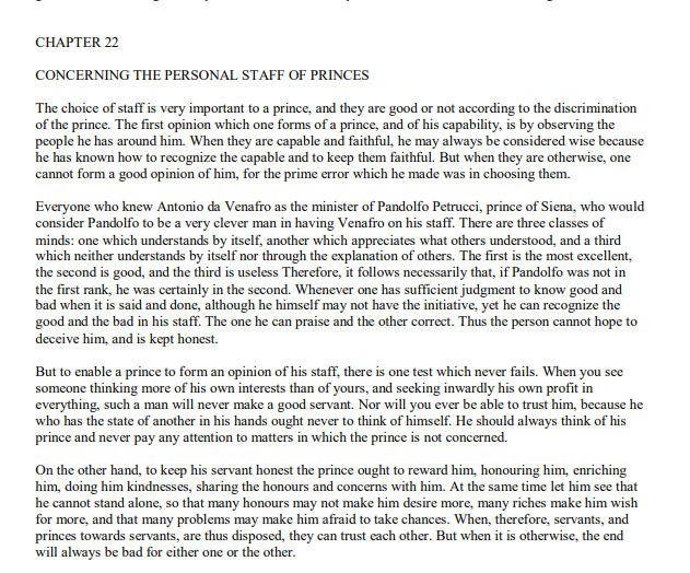 CHAPTER 2 2 CONCERNING THE PERSONAL STAFF OF