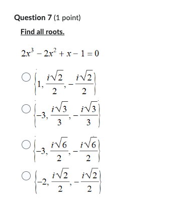 Question 1 (1 point) Let p () = 24 -8x2+ 16 Find