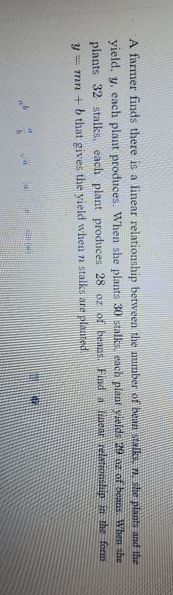 please solve only Q.13 A farmer finds there is a