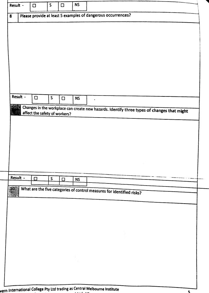 Task 1 - KNOWLEDGE QUESTIONS Student Instructions