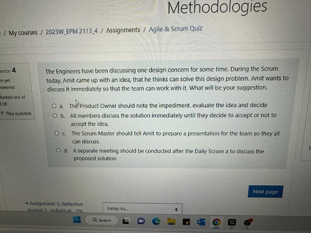 Methodologies / My courses / 2023W_EPM 2113_4 /