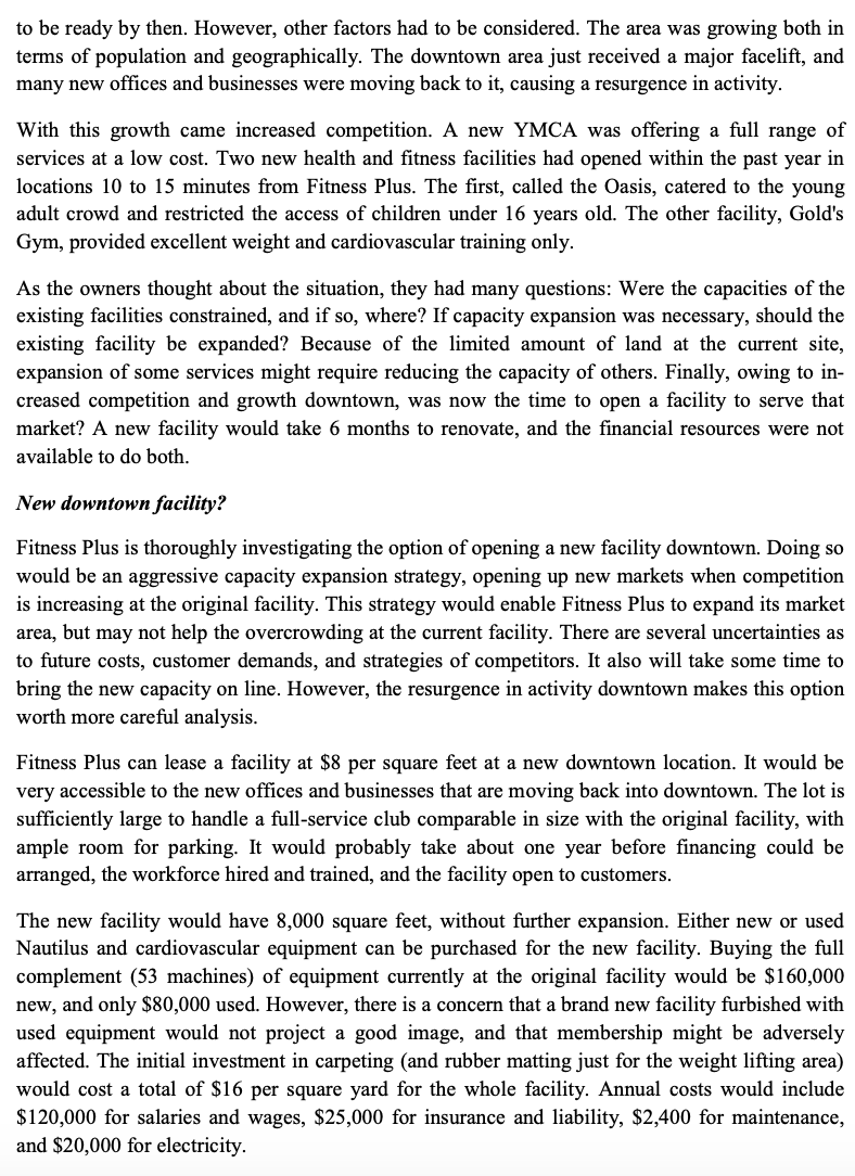 Please help with this!! to be ready by then.