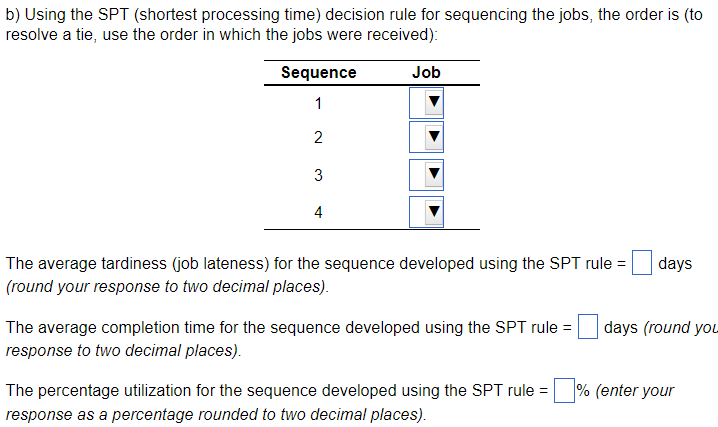 a) Using the FCFS (first come, first served)