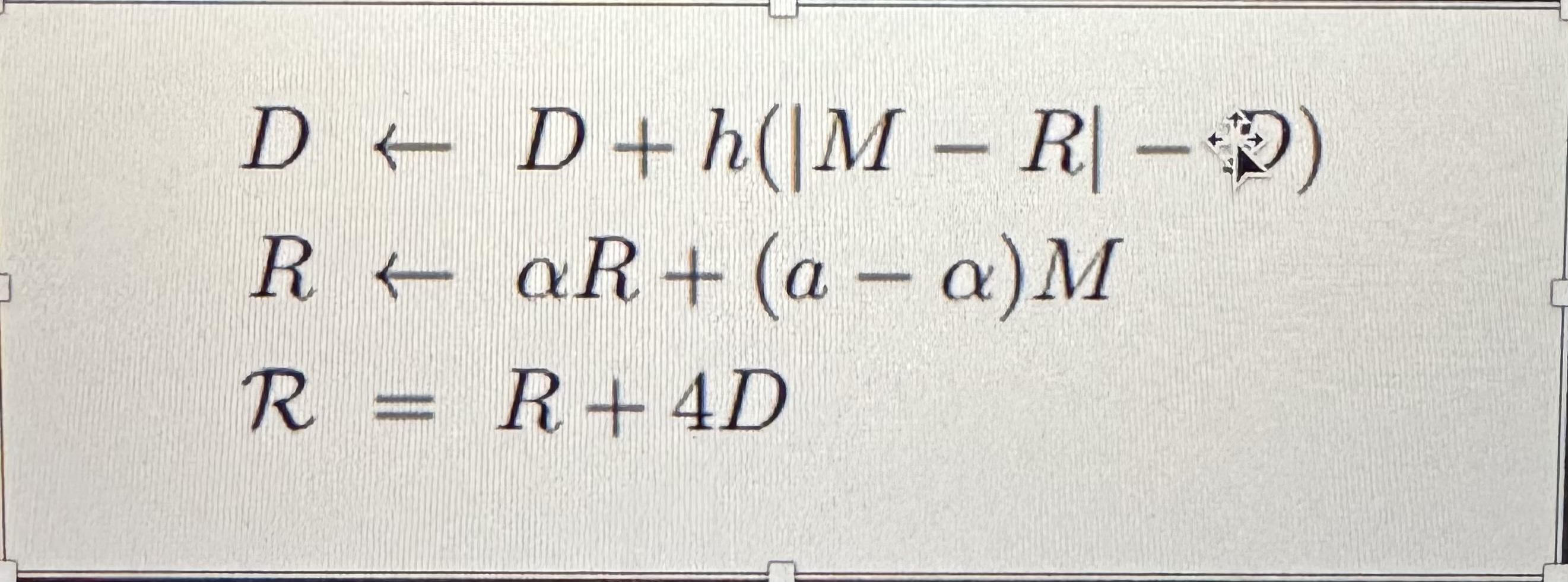 ( b ) The formula used in TCP to compute the