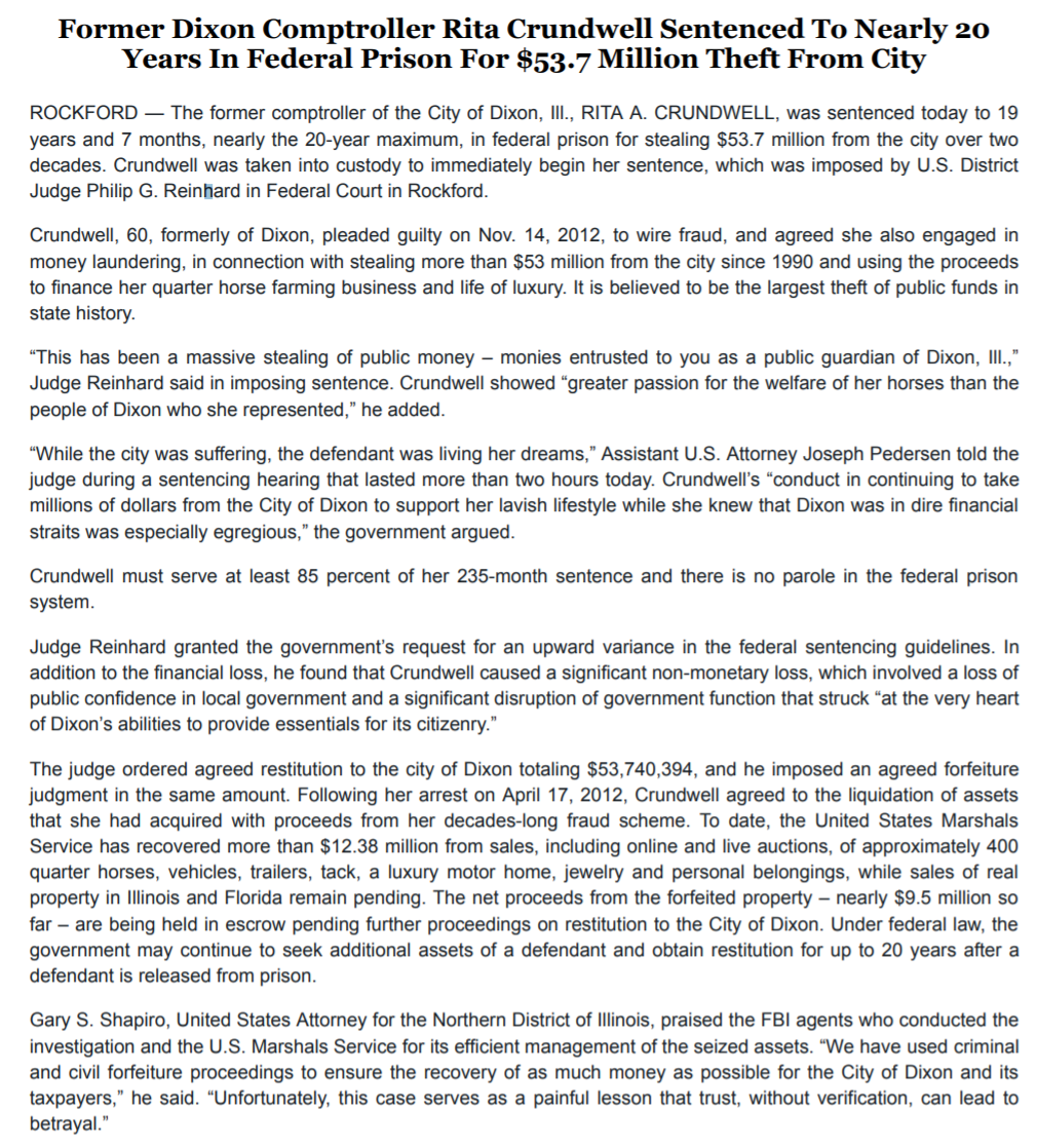 2. Discuss the impact of the fraud committed by